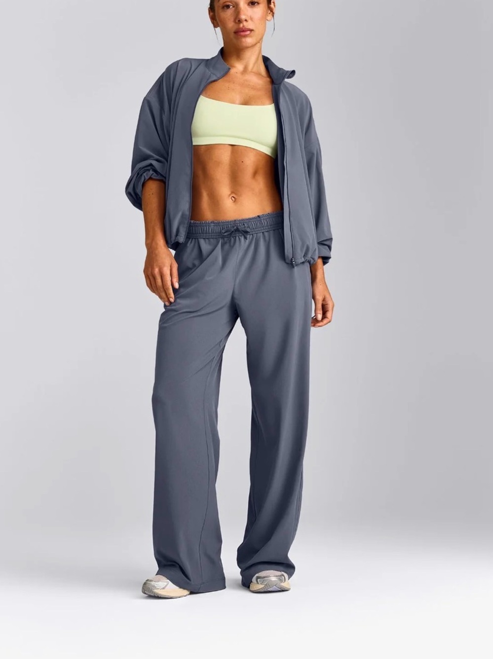 ONER ACTIVE AirMove Straight Leg Pants Granite Blue Large